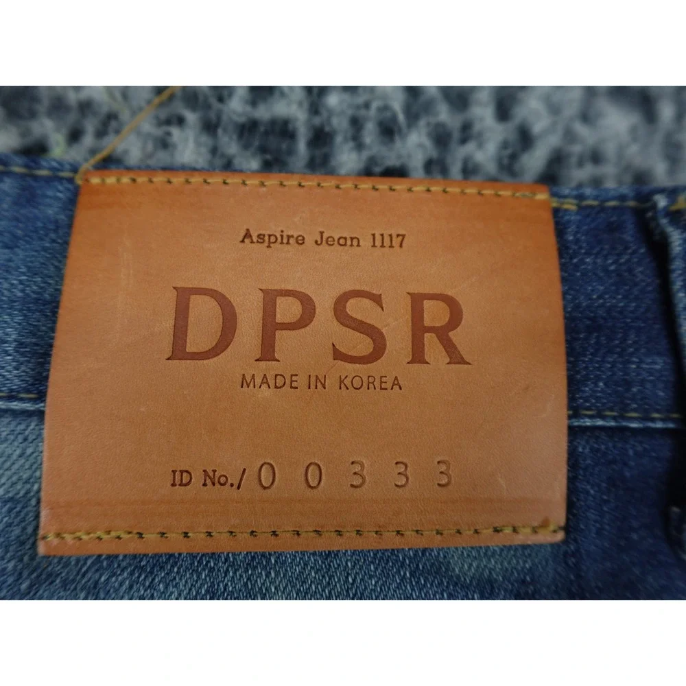 DPSR Denim Peoples Republic Jeans Mens XL Blue Acid Wash Straight Aspire 1117